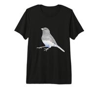 Portrait Aquarelle Perroquet Amazon Couronne Jaune T-Shirt Haut de Gamme