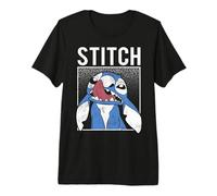 Portrait au point encadré par Disney Lilo & Stitch T-shirt haut de gamme