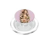 Portrait botanique Mystique de la déesse Florale Serpent Muse PopSockets PopGrip pour MagSafe