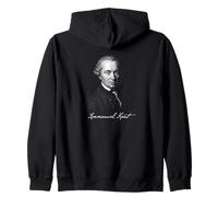 Portrait Classique de la philosophie des Lumières Immanuel Kant Sweat à Capuche