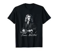 Portrait Classique de Scientifique en Physique Isaac Newton T-Shirt