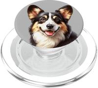 Portrait Corgi x Welsh Corgi PopSockets PopGrip pour MagSafe