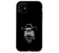 Portrait Cowboy Alligator Vintage Western Wild West Coque pour iPhone 11