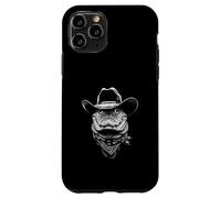 Portrait Cowboy Alligator Vintage Western Wild West Coque pour iPhone 11 Pro