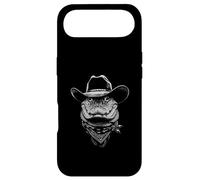 Portrait Cowboy Alligator Vintage Western Wild West Coque pour iPhone Air