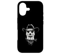 Portrait Cowboy Suricate Vintage Western Wild West Coque pour iPhone 17