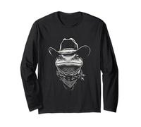 Portrait Cowboy Triton Vintage Western Wild West Manche Longue