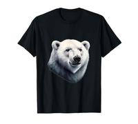 Portrait d’ours polaire | Tête d'ours de glace T-Shirt