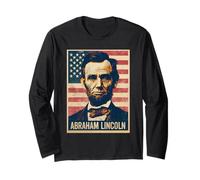 Portrait d'Abraham Lincoln Manche Longue