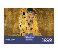 Portrait d'Adele Bloch-Bauer I Puzzle en Bois Imperméable DIY Puzzles De 1000 Pièces pour Adultes Cadeaux Défi Et Casse-tête Jeux De Stimulants