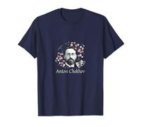 Portrait d'Anton Tchekhov - Design élégant de littérature Russe T-Shirt