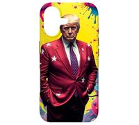 Portrait d'art Moderne Donald Trump Pop Art Coque pour iPhone 17