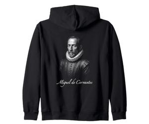 Portrait d'auteur Classique de Miguel De Cervantes Sweat à Capuche