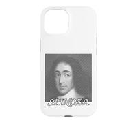Portrait de Baruch Spinoza formé par des Lignes Coque pour iPhone 15