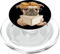 Portrait de bébé avec Dessin de Carlin Mignon PopSockets PopGrip pour MagSafe