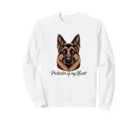 Portrait de Berger Allemand Protecteur de Mon cœur Sweatshirt