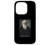 Portrait de Charles Darwin Coque pour iPhone 14 Pro