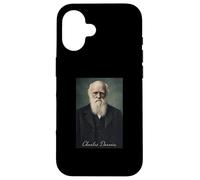 Portrait de Charles Darwin Coque pour iPhone 16