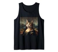 Portrait de Chat inspiré de Mona Lisa avec Style Renaissance Débardeur