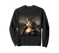 Portrait de Chat inspiré de Mona Lisa avec Style Renaissance Sweatshirt