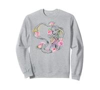 Portrait de cheveux floraux de Raiponce de Disney Tangled Sweatshirt