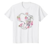 Portrait de cheveux floraux de Raiponce de Disney Tangled T-Shirt, Enfant, Blanc, 3 ans
