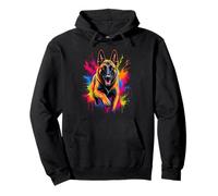 Portrait De Chien Coloré Malinois Belge Sweat à Capuche