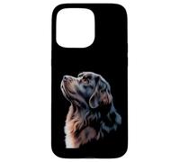 Portrait de Chien de Terre-Neuve Coque pour iPhone 15 Pro Max