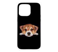 Portrait de Chien en Gros Plan Baby Corgi Coque pour iPhone 15 Pro Max