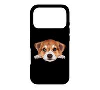 Portrait de Chien en Gros Plan Baby Corgi Coque pour iPhone 17 Pro