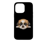 Portrait de Chien en Gros Plan Baby Shih Tzu Coque pour iPhone 14 Pro Max