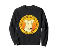 Portrait de chien Fox Terrier lisse Sweatshirt