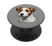 Portrait de Chien Jack Russell Terrier PopSockets PopGrip Adhésif