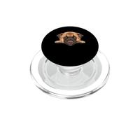 Portrait de Chien Malinois Belge en Gros Plan PopSockets PopGrip pour MagSafe