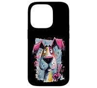 Portrait de Chien Peace Graffiti Pop Character Graphic Art Sign Coque pour iPhone 14 Pro