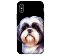 Portrait de Chien Shih Tzu Coque pour iPhone X/XS