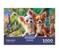 Portrait de Chihuahua Puzzle Adulte 1000 Pièces L'Excellence d'un Challenge À Visée Éducative - Pensé pour Homme, Femme Et Un Public Adolescent/Adulte 70x50cm/1000pcs