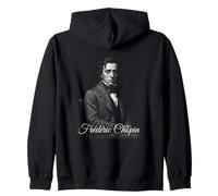 Portrait de compositeur Piano Classique Frédéric Chopin Sweat à Capuche