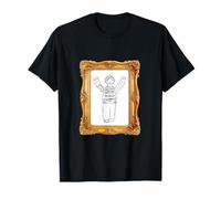 Portrait de Dessin au Crayon de Style musée inspiré du K-Pop Art T-Shirt