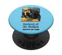 Portrait de Dr. Gachet avec Lunettes de Soleil par Vangogh PopSockets PopGrip Adhésif