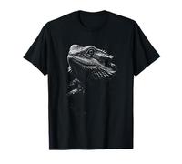 Portrait de Dragon Barbu Reptile Un Amoureux lézard T-Shirt