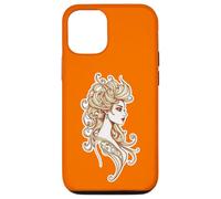 Portrait de Femme Artistique - Dessin de Tatouage 1 - Amusement des Fans Coque pour iPhone 12/12 Pro