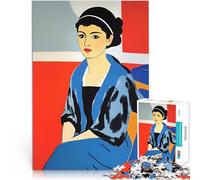 Portrait de Femme française Puzzle 2000 pièces pour Adolescents Difficile Difficile est idéal comme Cadeau pour Toute la Famille 70x100cm