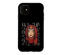 Portrait de Femme Taraz arménienne, Art Populaire National Traditionnel Coque pour iPhone 11