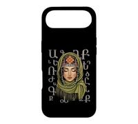 Portrait de Fille Taraz arménienne, Lettres de l'alphabet Art Populaire Coque pour iPhone Air