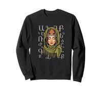 Portrait de Fille Taraz arménienne, Lettres de l'alphabet Art Populaire Sweatshirt