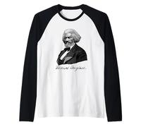 Portrait de Frederick Douglass avec Signature Manche Raglan