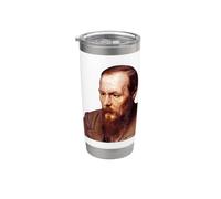 Portrait de Fyodor Dostoevsky par Vasily Perov Gobelet isotherme en acier inoxydable double paroi