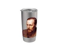 Portrait de Fyodor Dostoevsky par Vasily Perov Gobelet isotherme en acier inoxydable double paroi