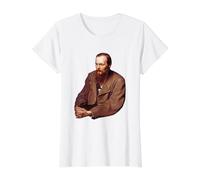 Portrait de Fyodor Dostoevsky par Vasily Perov T-Shirt Graphique avec Valeur